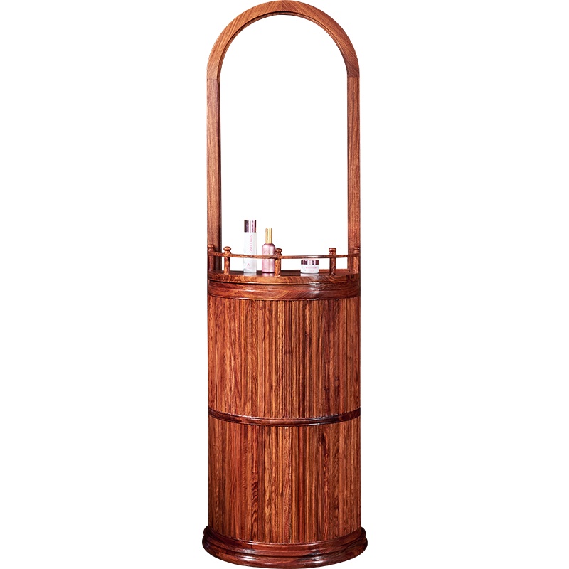 周家庄 红木家具非洲花梨（学名：刺猬紫檀）化妆台实木化妆台梳妆台新中式化妆桌 妆台