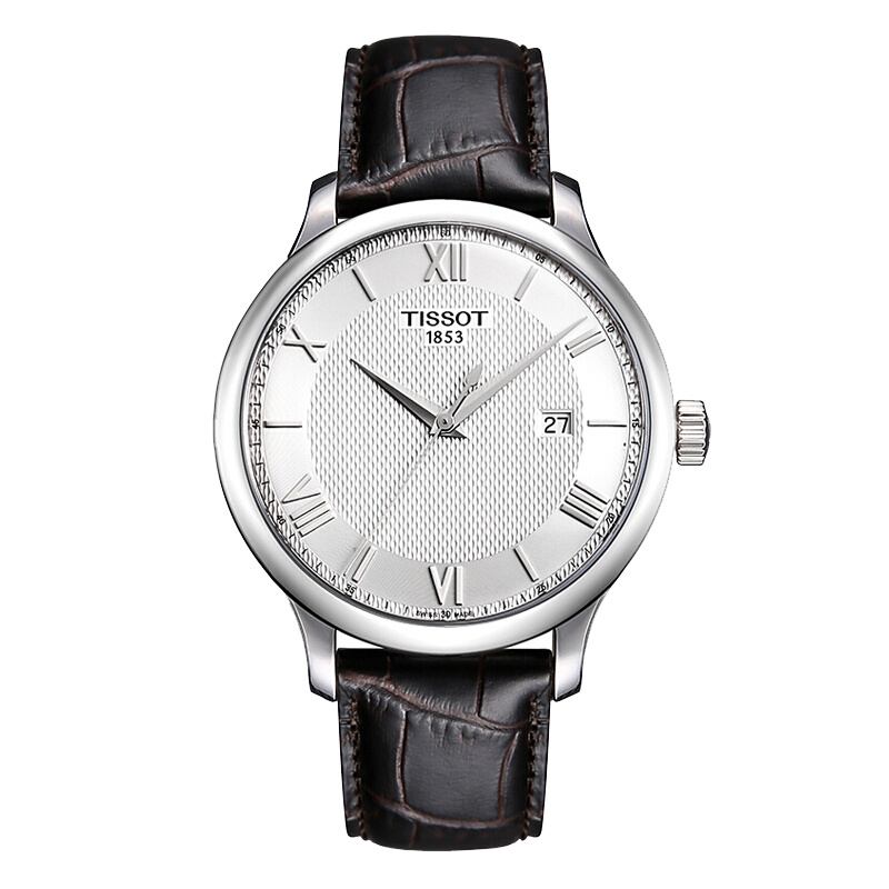 天梭(TISSOT)手表 俊雅系列石英男士手表男 时尚休闲商务男士手表