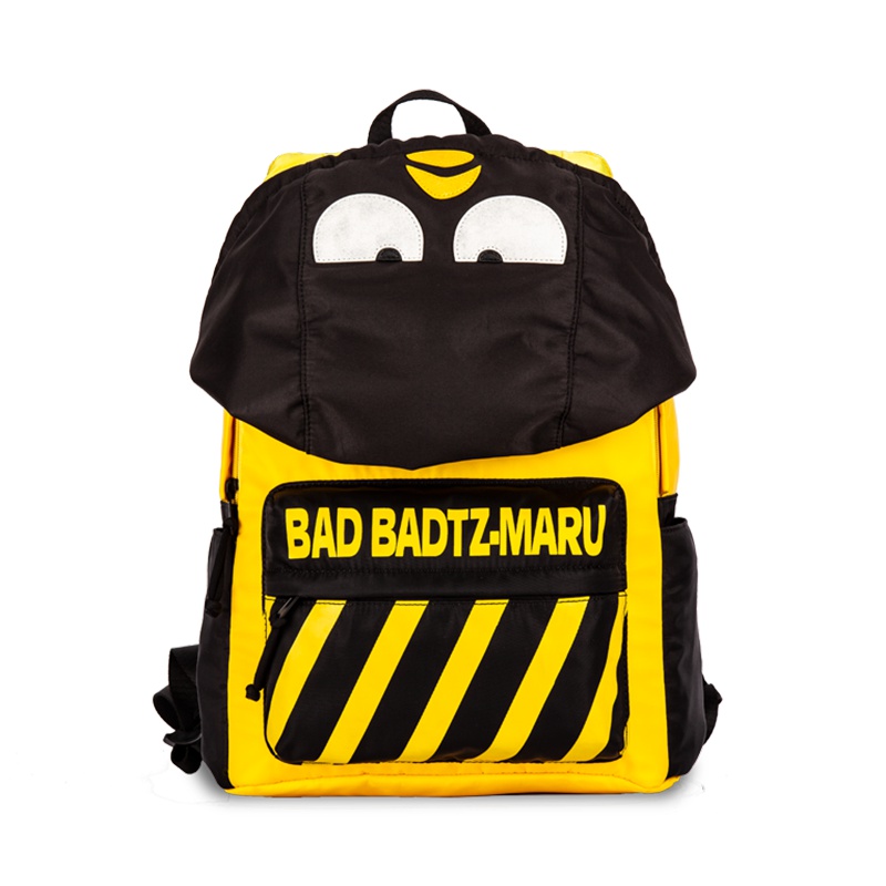 HELLO KITTY 酷企鹅撞色双肩包 黄色