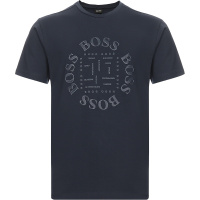 HUGOBOSS雨果博斯男士棉质圆领短袖T恤50431822