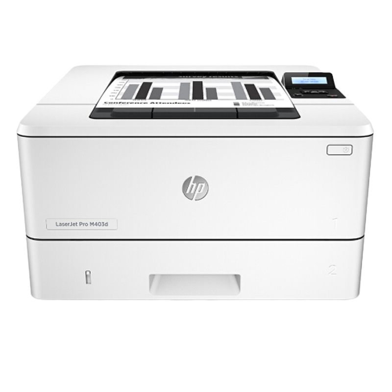 惠普(HP)LaserJet Pro M403d黑白激光打印机 小型商用高效 自动双面打印 稳定可靠
