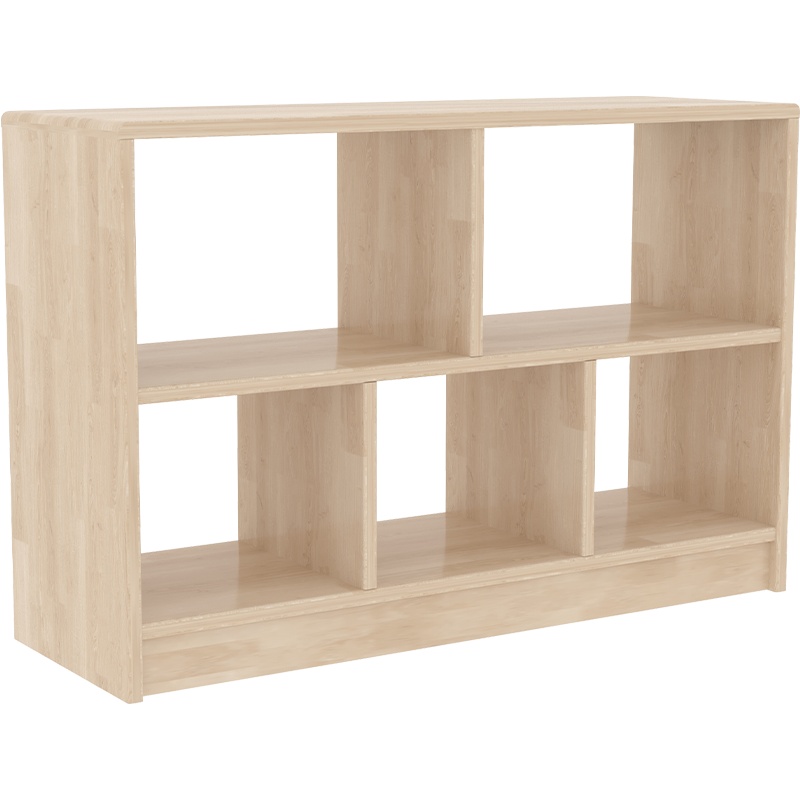 幼儿园柜子卡通置物柜教具柜储物柜玩具柜书包柜儿童区角收纳书柜简约五格柜