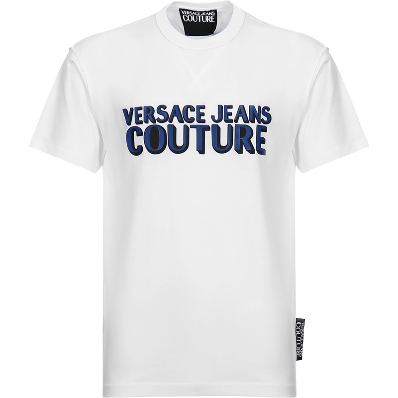 VERSACE JEANS COUTURE 范思哲 男士 棉质 圆领短袖T恤 B3GVB7KB 30327
