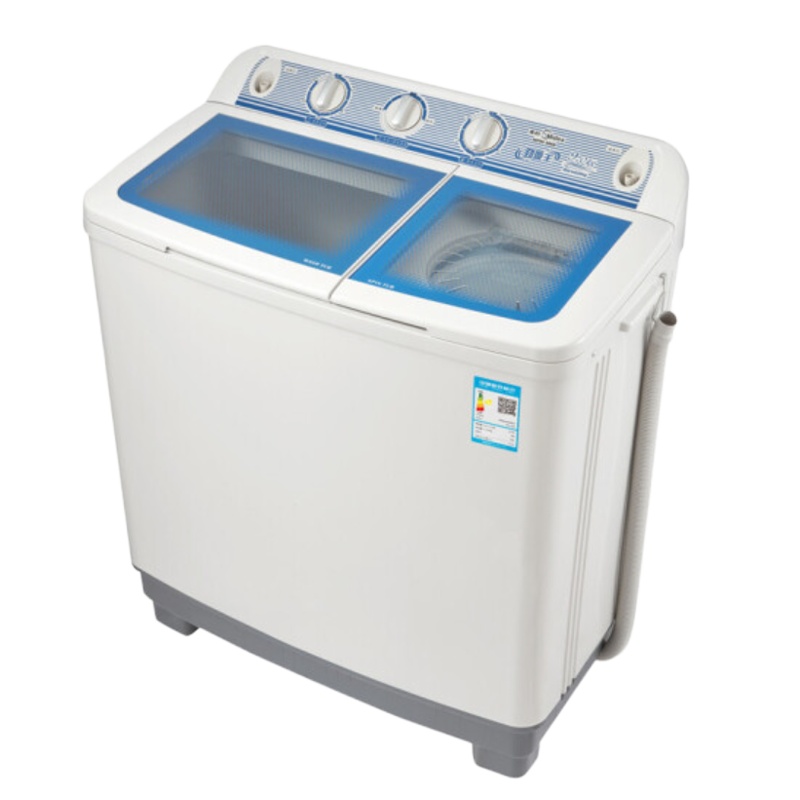 美的(Midea) MP90-S868 9公斤 双桶家用半自动洗衣机 洗脱分离 方便简洁 白色