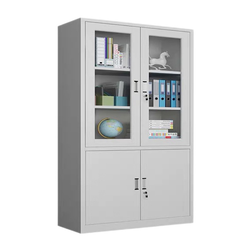 景鹏上玻下铁文件柜 JP-0016