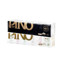 心相印 品诺C2210黑系列4层纸手帕 12包/条 4条装