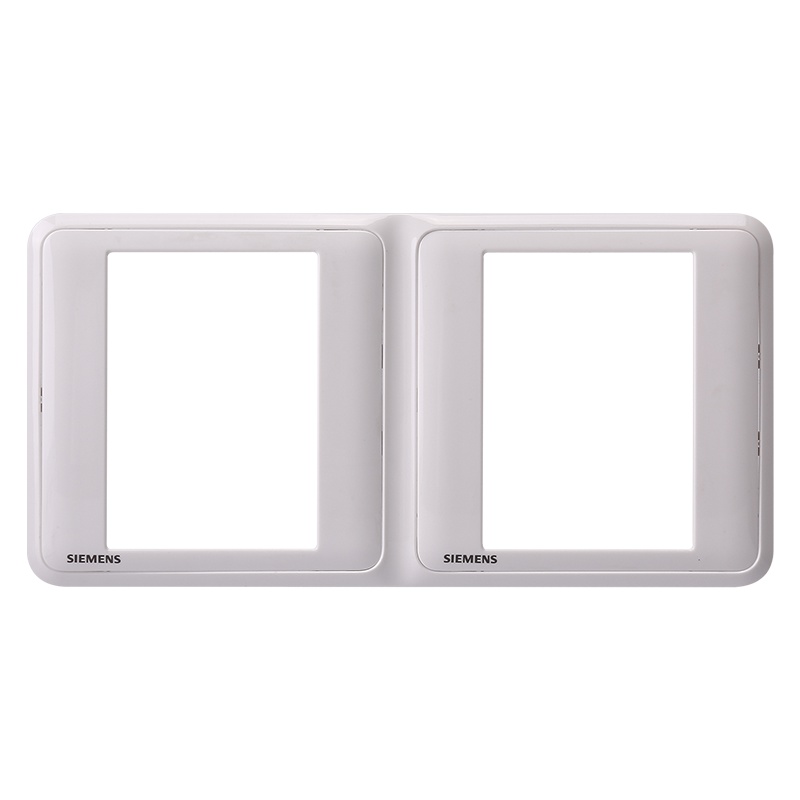 西门子(SIEMENS)开关插座 皓睿玉釉白系列二联边框5UH01163NC01