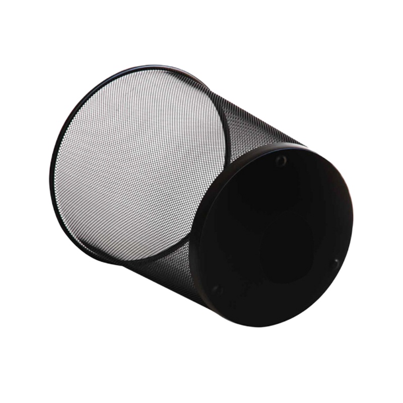 企购优品 圆形金属铁丝网状垃圾桶干湿分类家用客厅中号纸篓垃圾筒办公室纸篓