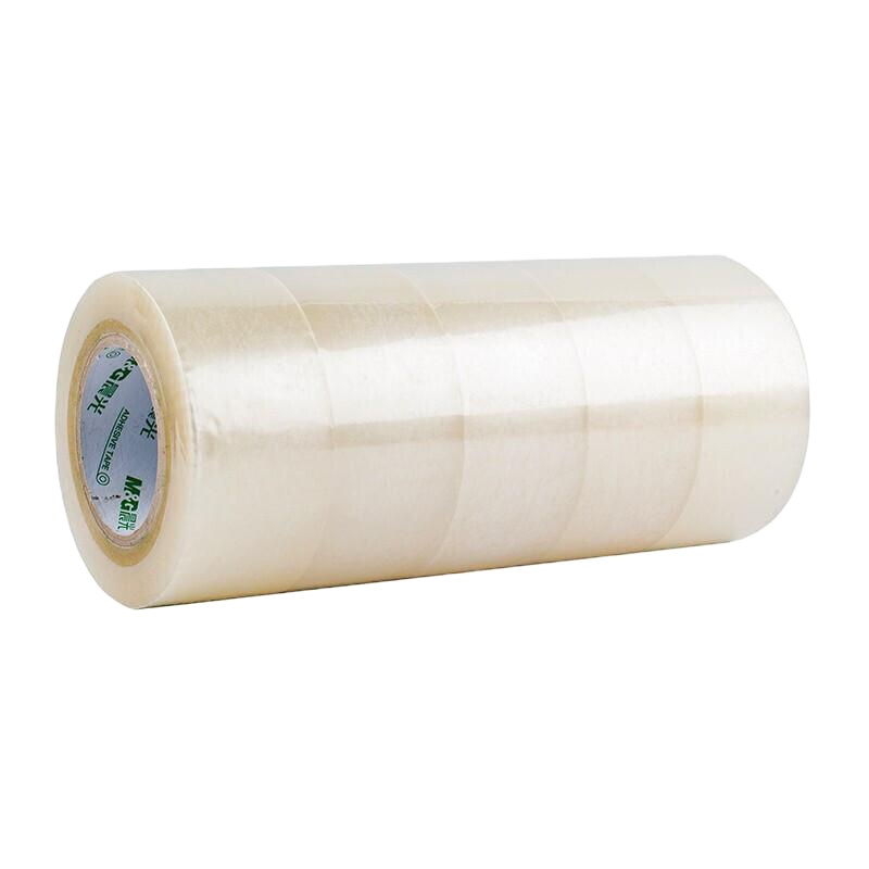 晨光(M&G) 不易断裂封箱胶带打包胶带 高透明封箱胶布胶条 AJD95789 5个装