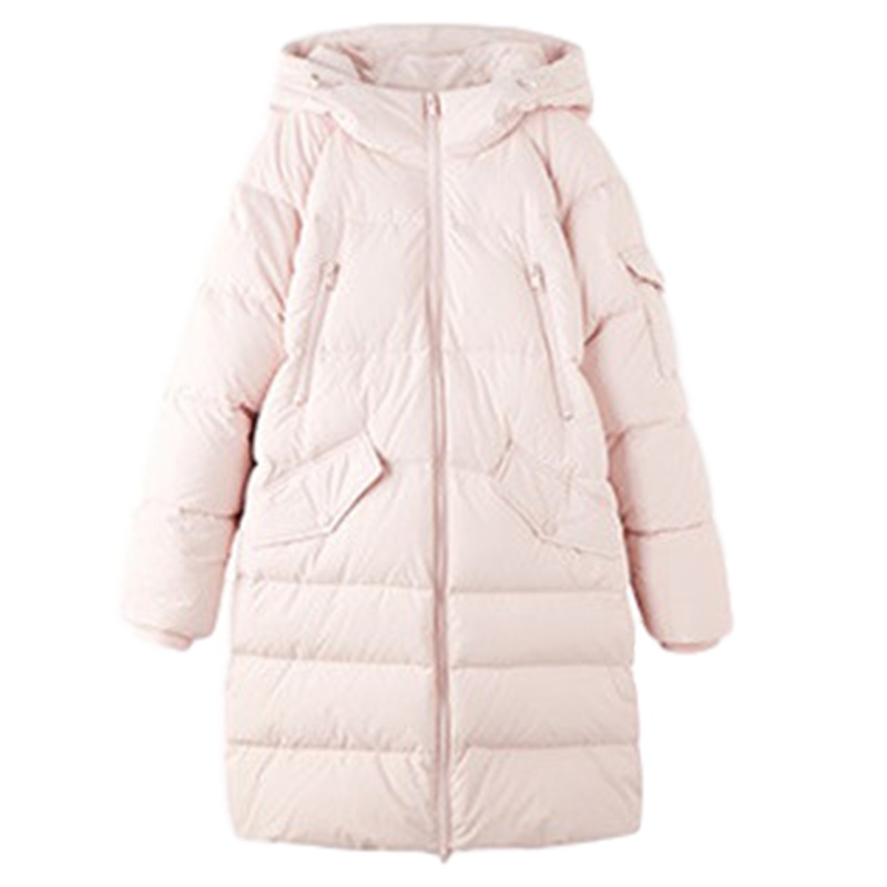 拉夏贝尔冬季新款少女学生韩版时尚个性中长款