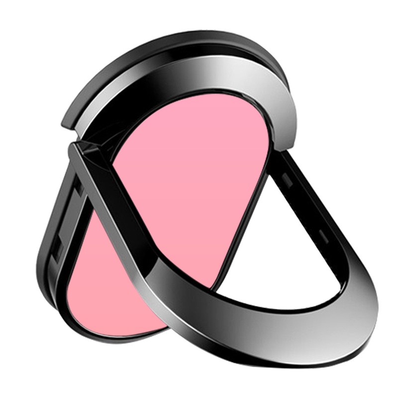 ESCASE 手机座支架手机指环扣金属指环扣华为 iphone11 ProMax磁吸车载支架指环扣ES-FR08芭比粉