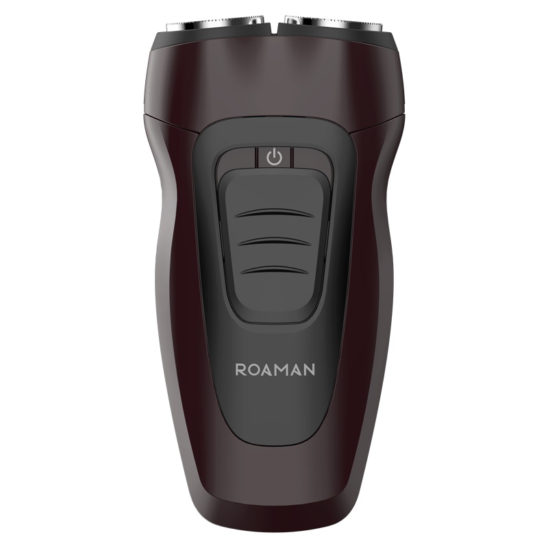 罗曼(ROAMAN)RMS3005棕色电动剃须刀 刀头水洗往复式刮胡刀男士便携胡须刀充电式刮胡子刀鬓角