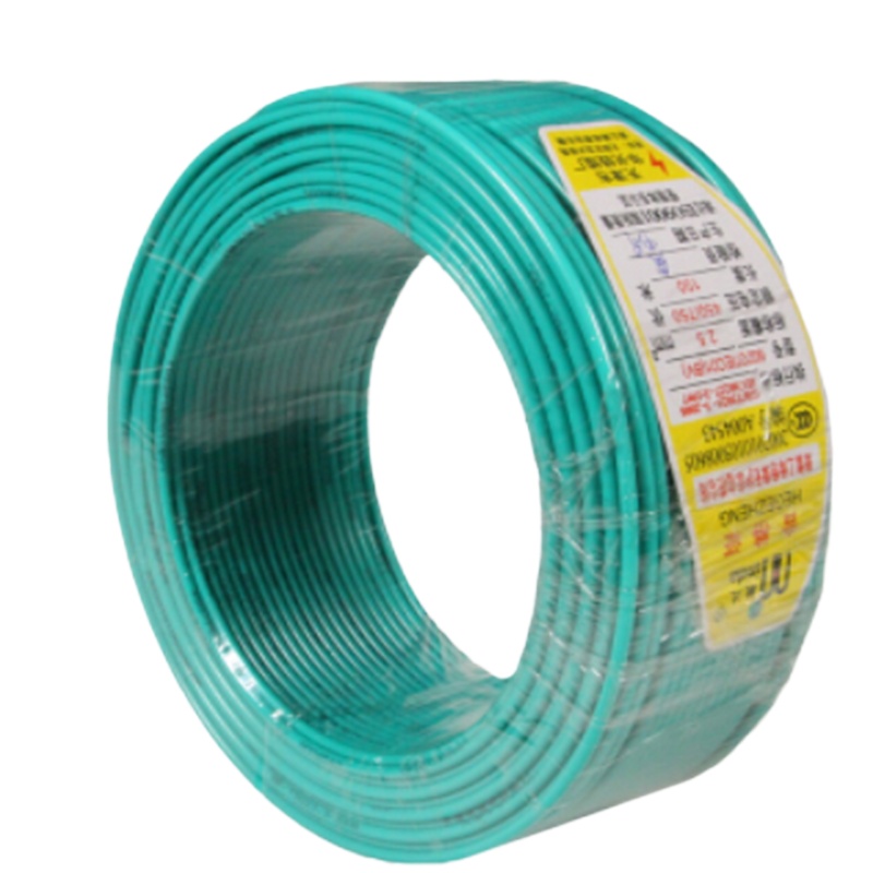 敏达 阻燃塑铜线ZC-BV4mm² 绿色 100米/盘