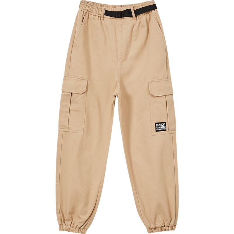 美特斯邦威工装裤女束脚显瘦新款秋季休闲百搭ins潮流裤子女