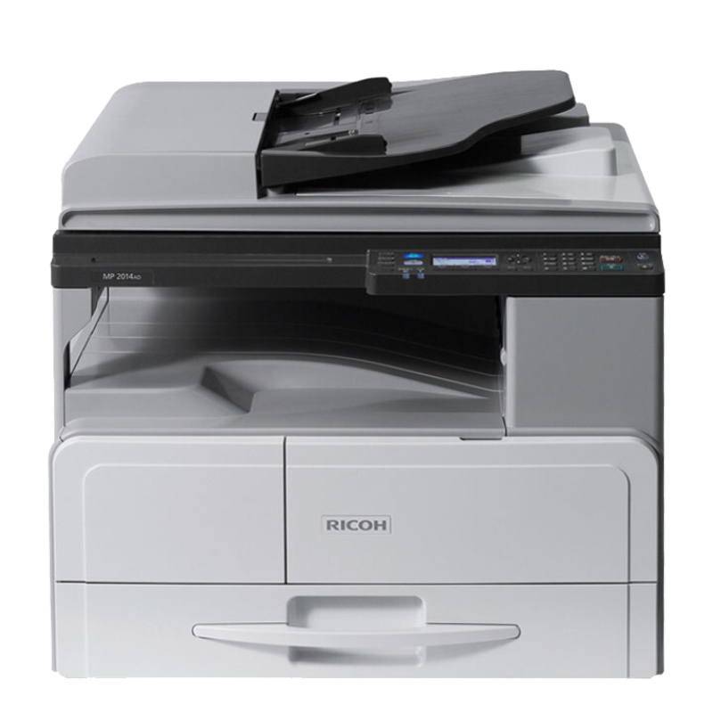 理光(RICOH)MP 2014AD A3黑白数码复合机(打印复印扫描 带双面带输稿器)