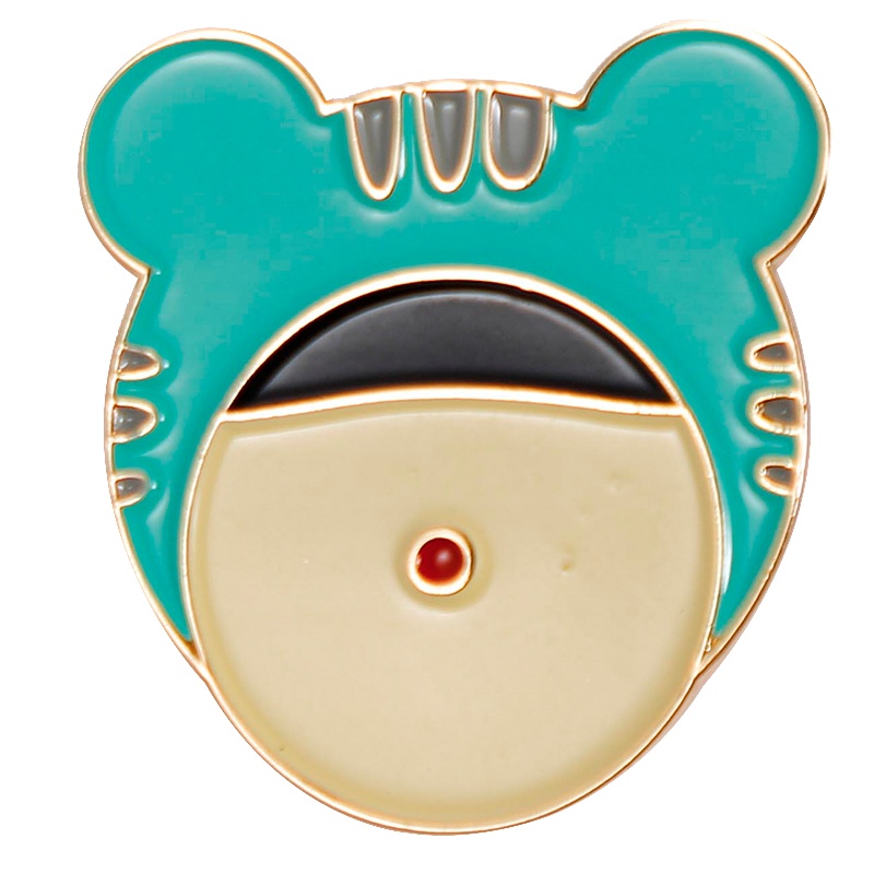 什物计画 徽章梦·自己·老虎（绿色）