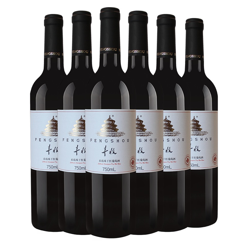 丰收赤霞珠干红葡萄酒750ml*6整箱装 15年树龄