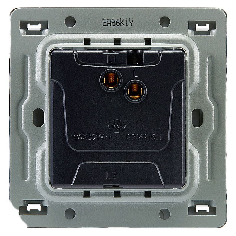 智企亿品 1952 面板开关 一开双控 白色 86型 单个装lq-wg