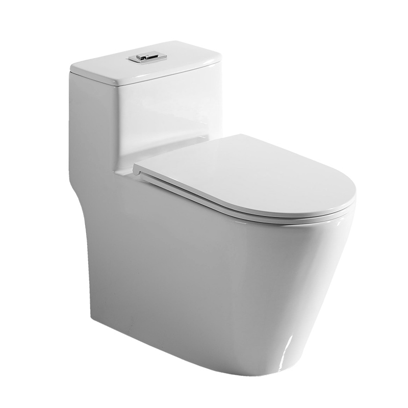 HOROW希箭卫浴马桶大冲力喷射虹吸抽水马桶座便器静音深水封矮水箱坐便器全管道施釉静美系列