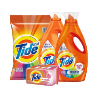汰渍(Tide) 定制洗漱套装九 含内衣专用皂126g*2 洗衣液2kg+700g 洗衣粉3kg 单套价格