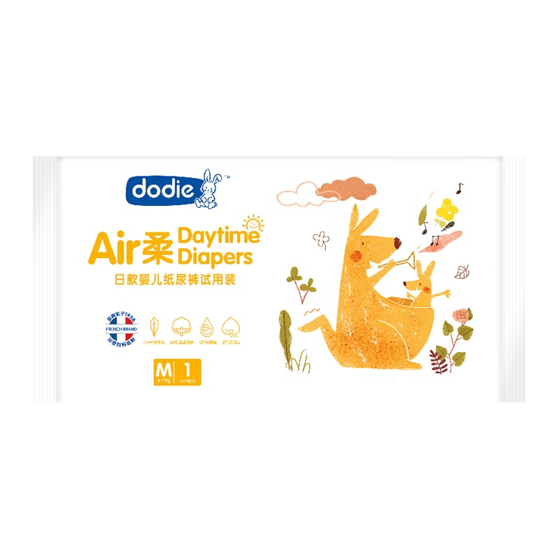 Dodie Air 柔 · 日款婴儿纸尿裤试用装(M)1片