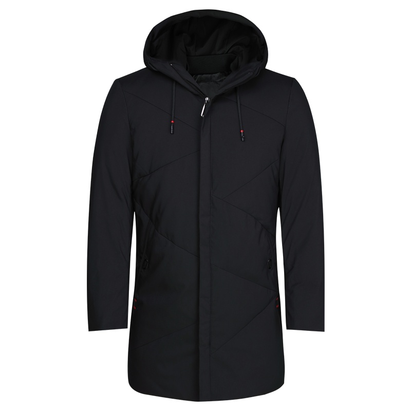 HODO红豆男装 男士羽绒服 2019冬季新款简约连帽加厚短款羽绒服外套男