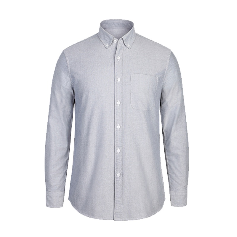 苏宁极物 经典款牛津纺衬衫 男纯棉休闲长袖衬衣百搭衬衫外套