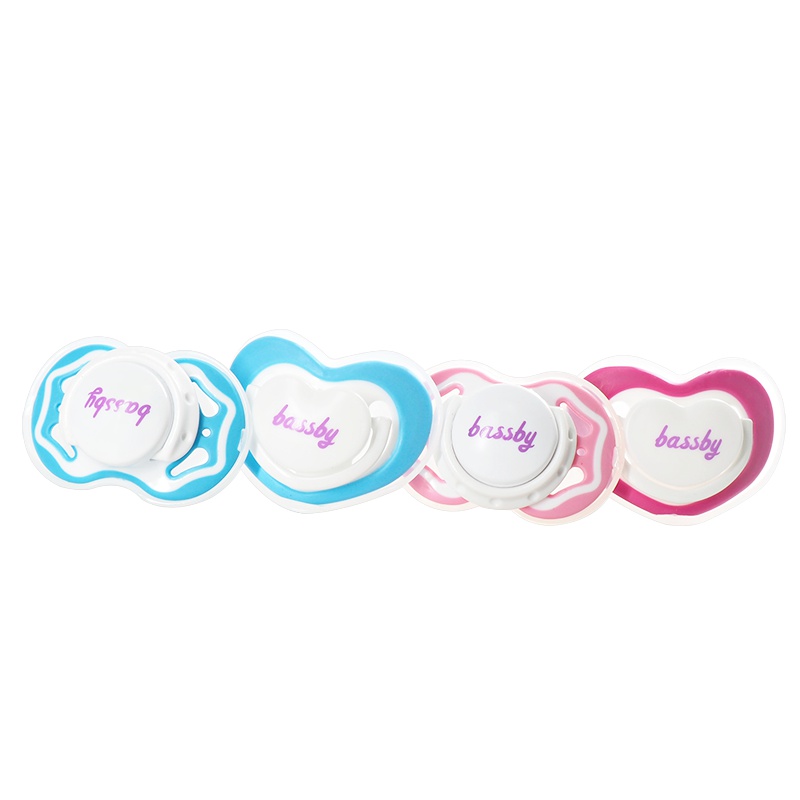 买1送1 贝斯比Bassby婴幼儿用安抚奶嘴牙胶咬咬乐 口腔牙齿发育硅胶