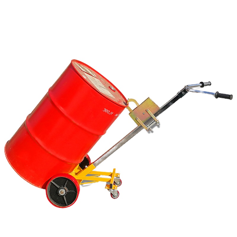 优程叉车(YOUCHENGCC)铁桶塑料桶手动多功能油桶搬运车 鹰嘴咬嘴圆桶手推车 圆桶运输叉车 DE450C铁塑两用