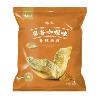 味BACK港式网红鱼皮鱼类 辛香咖喱鱼皮 鱼皮 零食即食 2袋装 酥脆零食