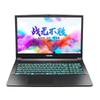 神舟(HASEE)战神ZX8-CT5DA 15.6英寸性能电竞吃鸡游戏笔记本电脑(i5-9400 8G 512G SSD RTX2060 72%色域IPS屏)
