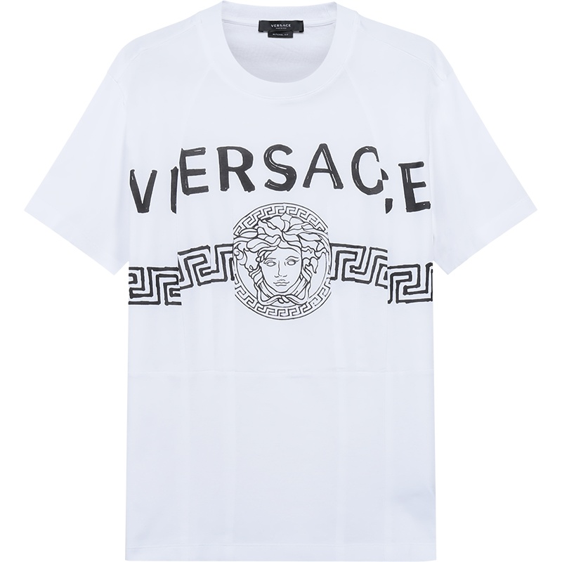 VERSACE 范思哲 男士 棉质圆领短袖T恤A86893 A228806