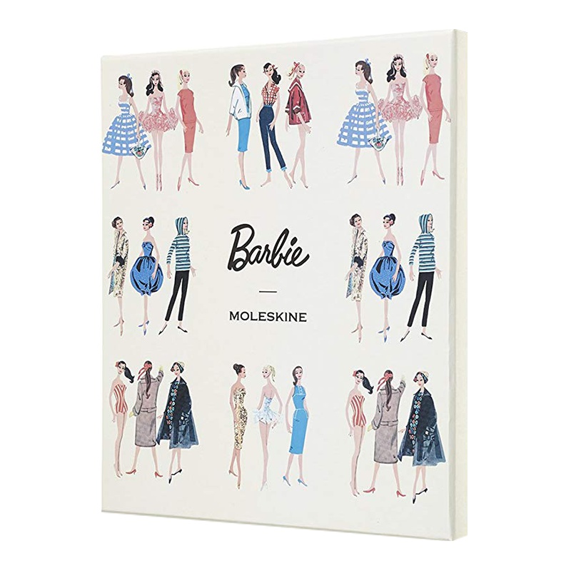 [珍藏礼盒装]Moleskine 芭比娃娃笔记本子+笔礼盒无酸纸A5纸大小