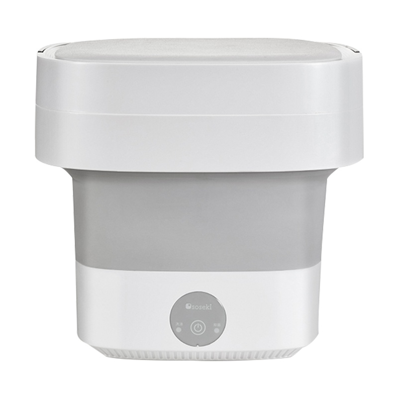 soseki善思折叠洗衣机便携式迷你小型宿舍洗袜子内衣内裤神器洗鞋机 白色