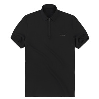 布先生新款拉链翻领polo衫短袖T恤男 潮流时尚轻商务AT10807