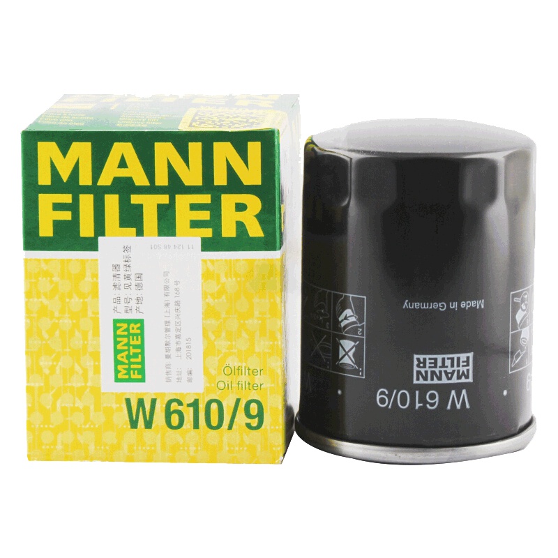 曼牌(MANN)机滤W610/9适配RVA4/凯美瑞/普瑞维亚/埃尔法/雷克萨斯ES/博瑞GC9/博越