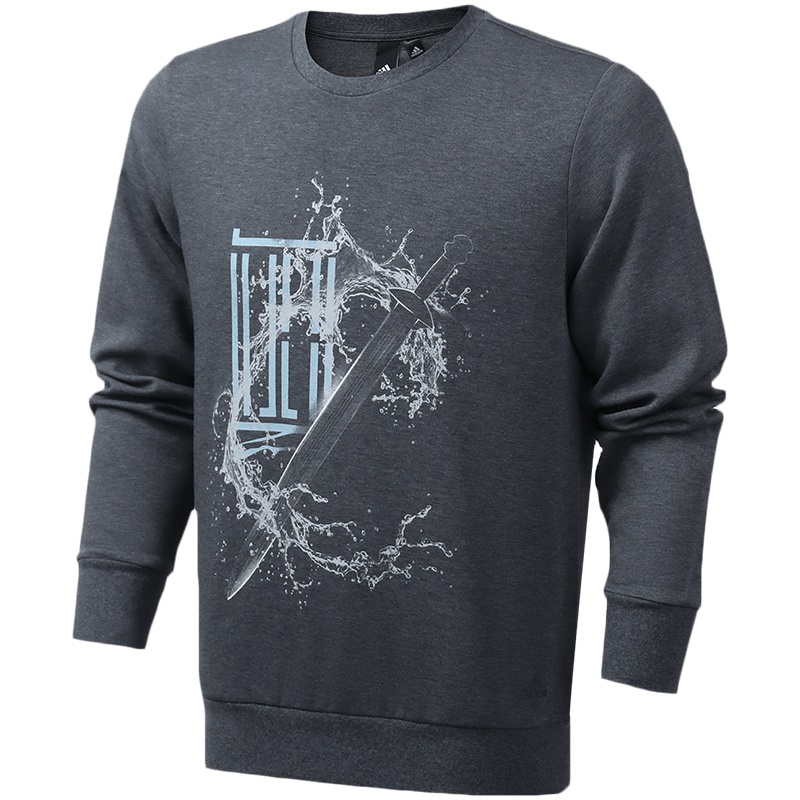 阿迪达斯男服卫衣WJ CREW运动型格休闲服装FK4482