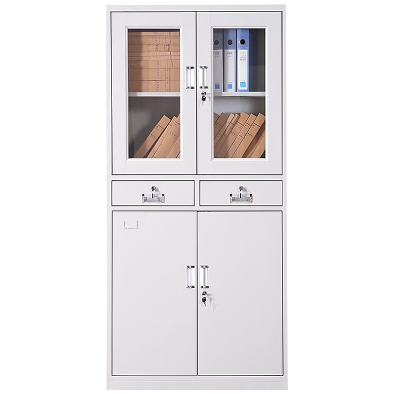 创世人 办公家具加厚优质中二斗文件柜铁皮柜档案柜资料柜文件柜其他金属办公柜收纳柜整理柜