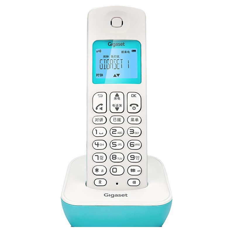 德国集怡嘉(Gigaset)原西门子品牌A190LH 数字无绳电话机 岩石白 子机 不可单独使用无线固话子母机单机无绳
