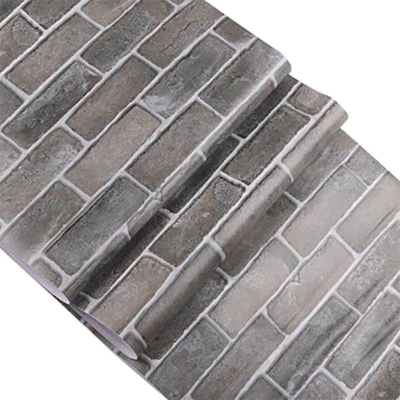 餐厅墙面墙画二砖纹布 6*2.7m