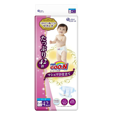 大王GOO.N 棉花糖系列 纸尿裤XL号XL42片 (12-20kg)