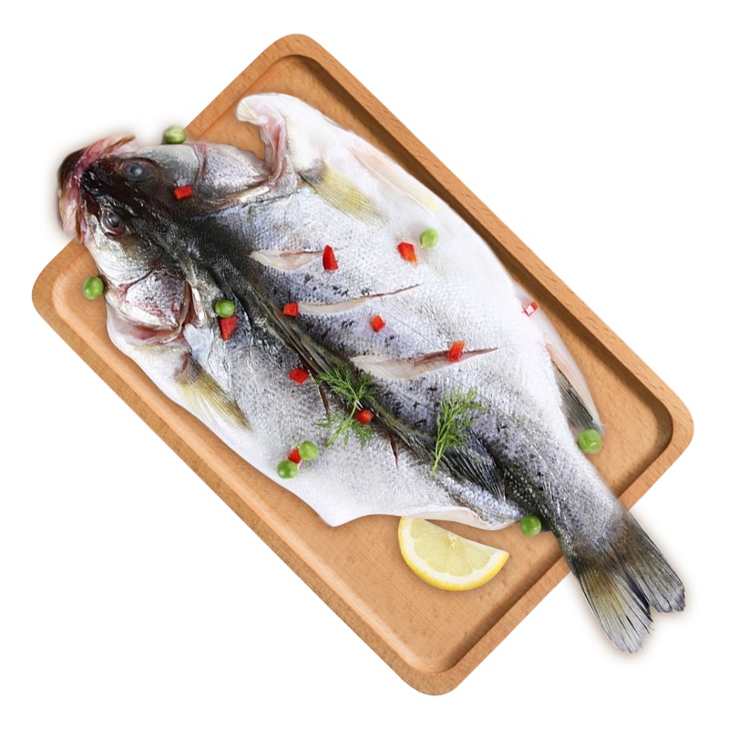 三都港 冷冻三去海鲈鱼450g