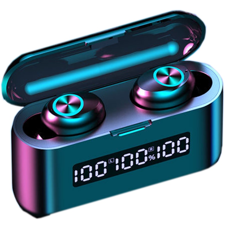 启融 无线蓝牙耳机5.0 运动跑步真无线蓝牙耳机 高清双耳挂耳式蓝牙耳机 苹果/华为/OPPO/VIVO等手机通用