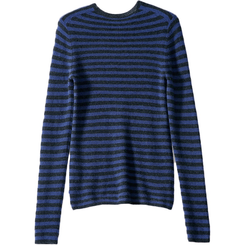 伊芙丽针织衫女2019秋季新款羊毛衫长袖打底衫女羊绒衫套头毛衣女