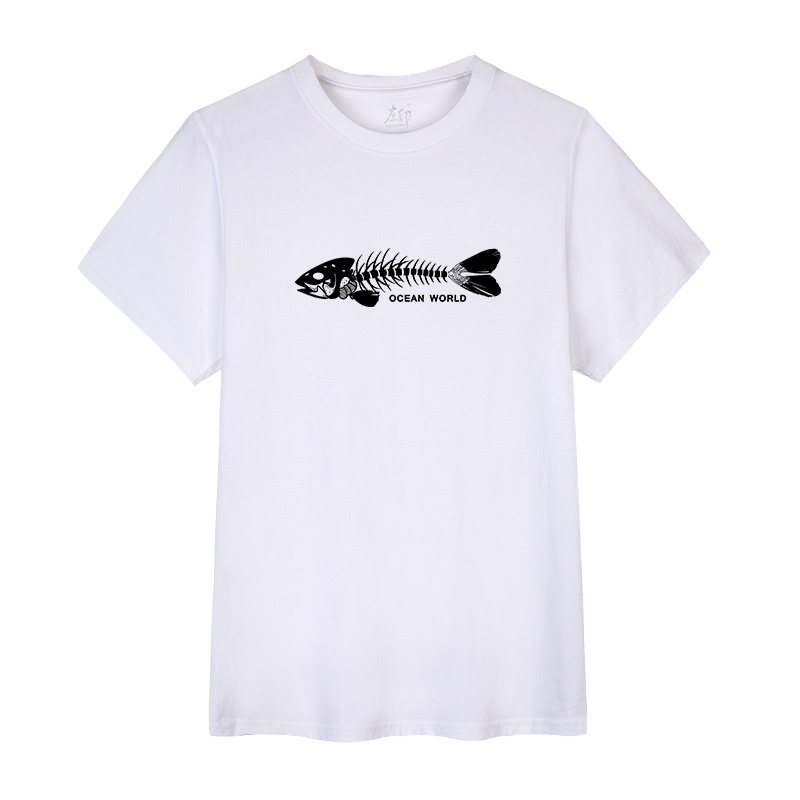 拓路者短袖男t恤潮牌印花纯棉上衣服装半袖2019夏季ins纯色潮流宽松打底衫