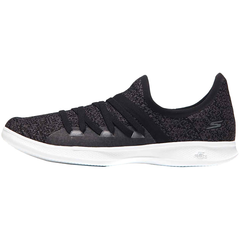 【自营】Skechers斯凯奇女休闲鞋On the go一脚蹬轻质运动鞋14750 14750/BKW黑色+白色