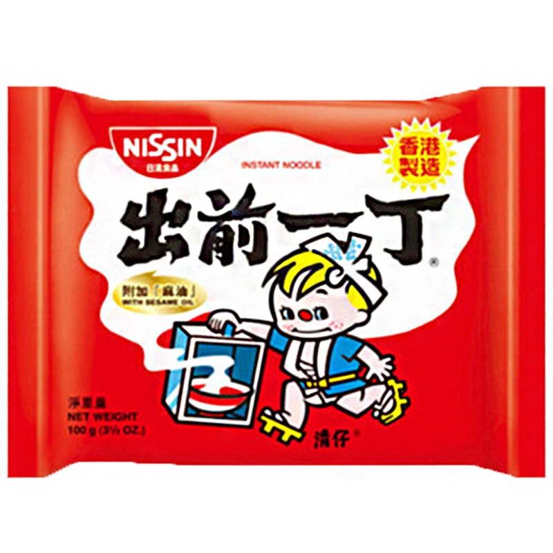 出前一丁麻油味 100g/袋 方便速食 方便面 泡面 熬夜 夜宵 香港进口