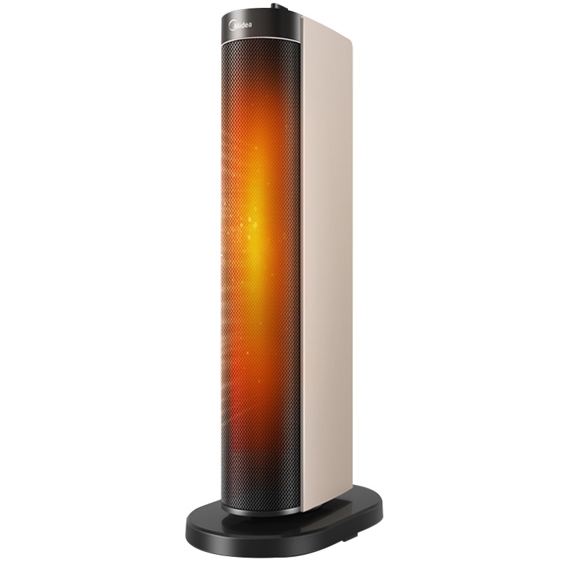 美的取暖器 NTH20-18CW 暖风机 2000W 铝制涡轮风道 倾倒断电 远距离送风 PTC发热体 全新铝制涡轮