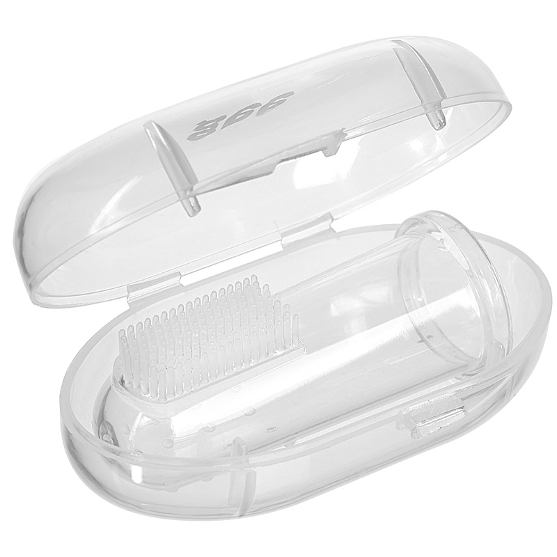 aag婴儿牙刷 宝宝手指套训练乳牙刷0-1-2-3岁幼儿童硅胶软毛牙刷