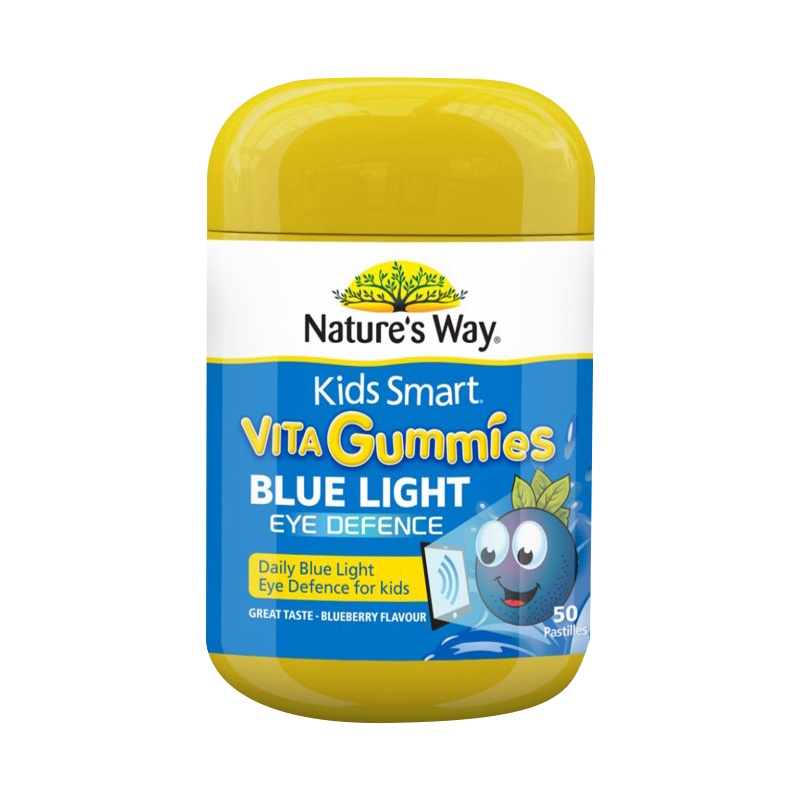 Nature's Way 佳思敏 营养素儿童叶黄素护眼防蓝光软糖 50粒[读书看手机不伤眼]